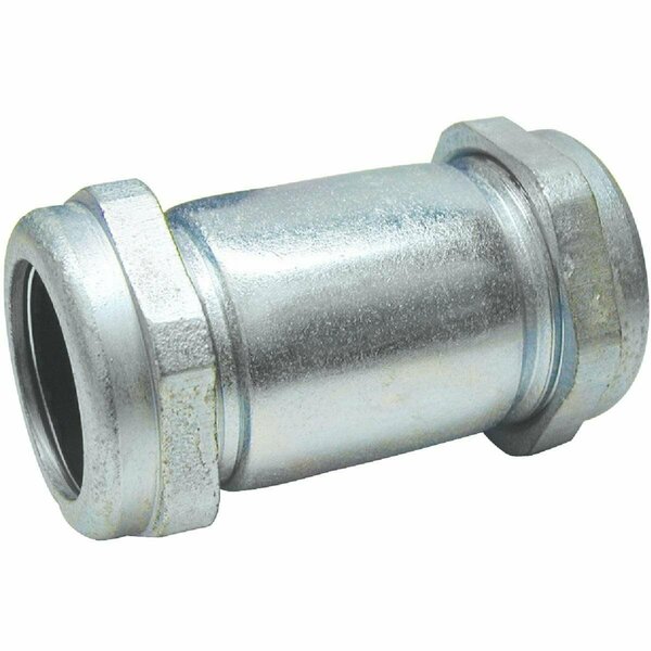 B&K 3/4 In. x 4 In. Compression Galvanized Coupling 160-004